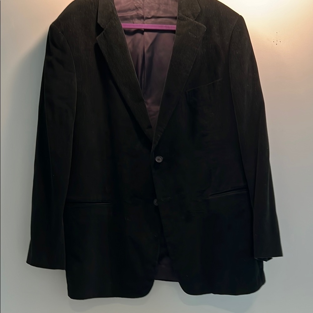 John W. Nordstrom Black Corduroy Sport Coat